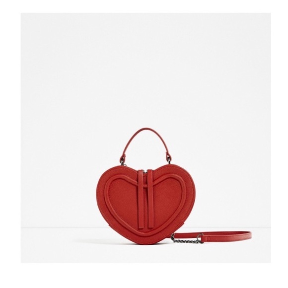 Zara Handbags - ISO Zara heart crossbody bag